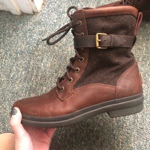 UGG winter boots with buckle. Size 8. Worn only a handful of times.